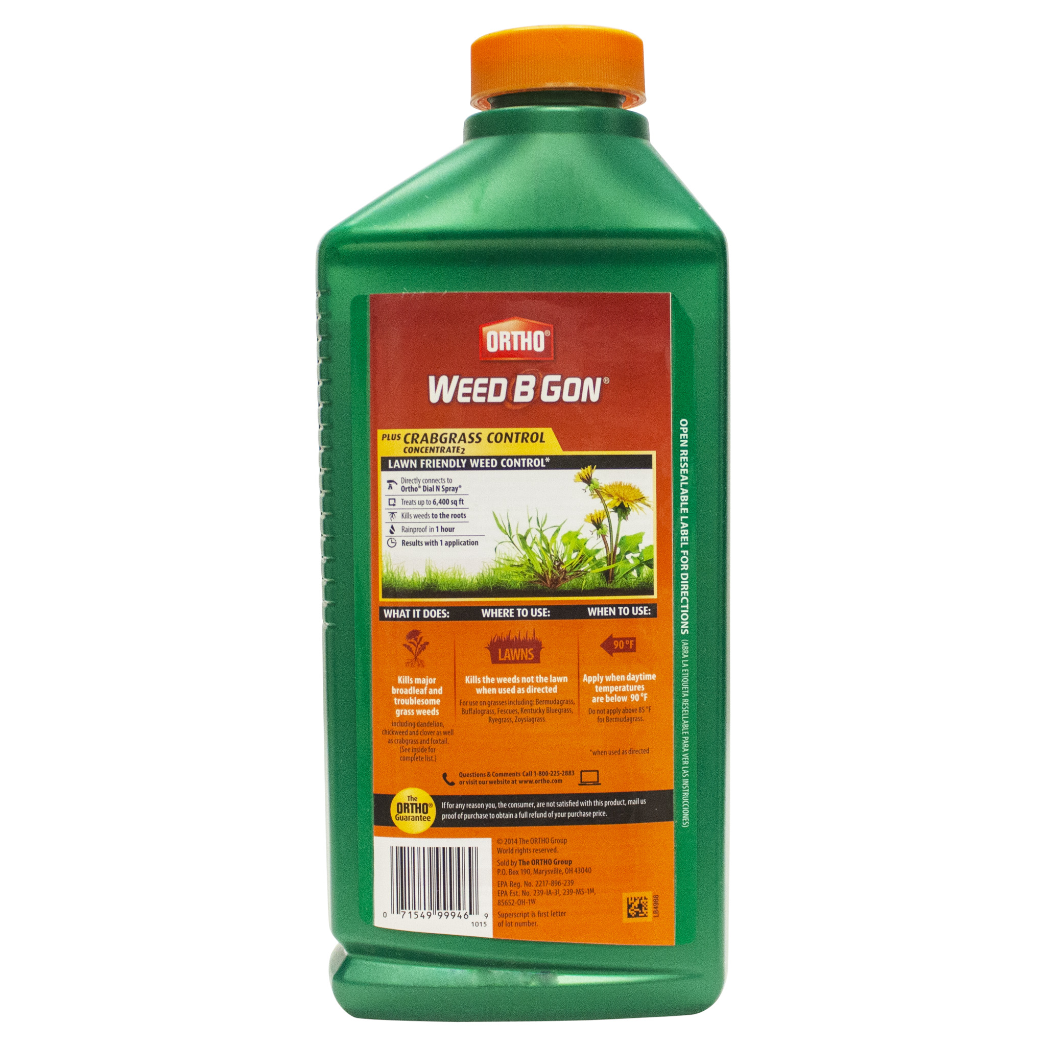 Ortho Weed B Gon Plus Crabgrass Control Concentrate 2 40 oz.