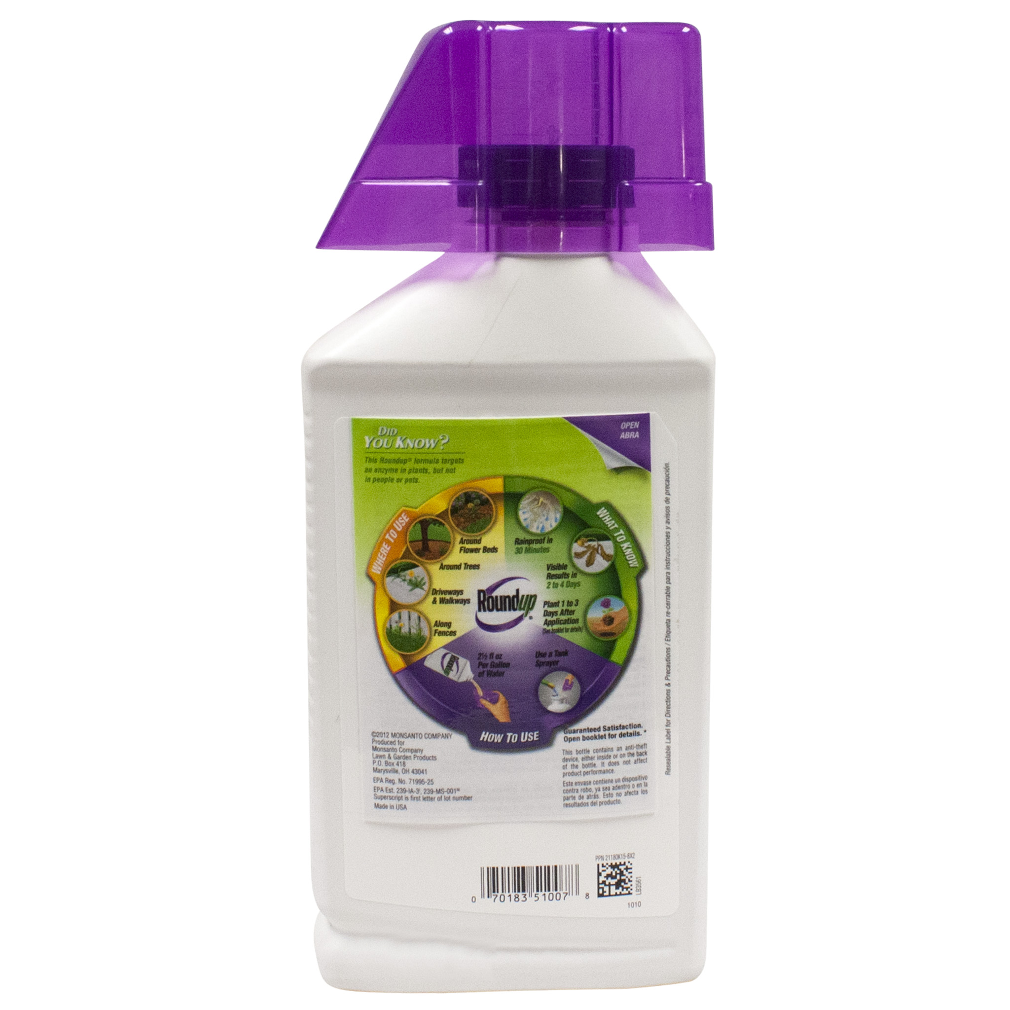Roundup Weed Grass Killer Super Concentrate Alternate Image 1 Roundup Weed Grass Killer Super Concentrate Alternate Image 1