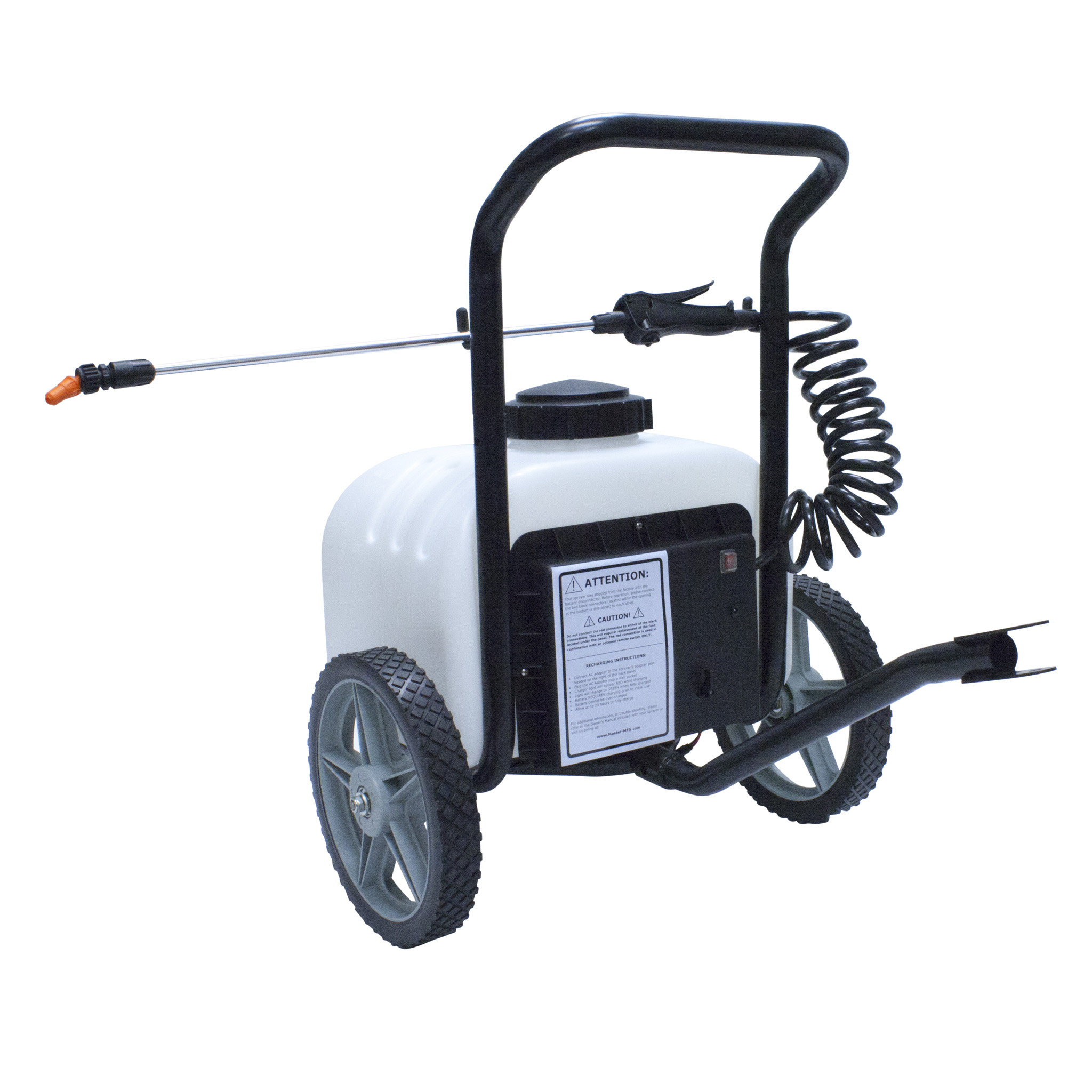 9 Gallon Master Gardener Cart Sprayer Battery Powered