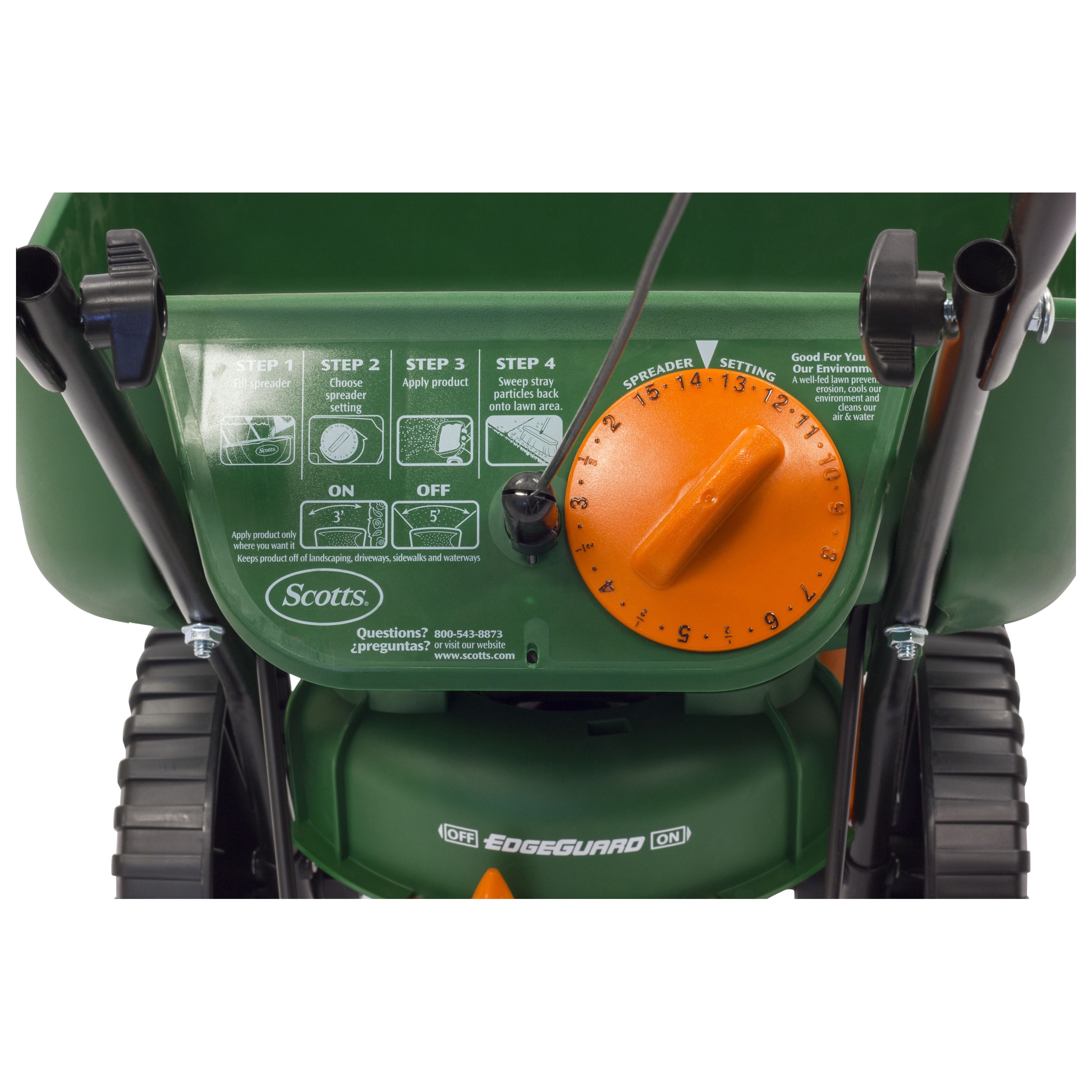 Scotts Turf Builder EdgeGuard Mini Broadcast Spreader