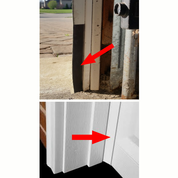 thumbnail image 2 of 2-Pack Stainless Steel Garage Door Seals - 9.84 Inch Rodent Guard & Weather Barrier Strips 2 of 12