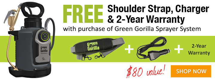 Green Gorilla Sprayers  - FREE Shoulder Strap, Charger & 2-Year Warranty with purchase