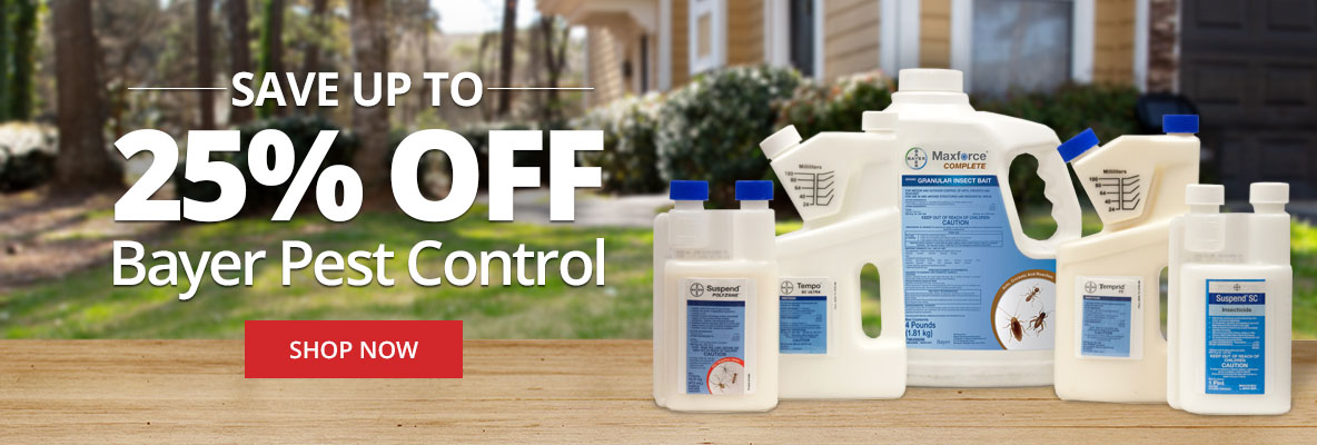 Save up to 25% off Bayer Pest Control for Spring