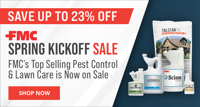 Save up to 23% FMC Spring Kickoff Sale FMC top selling pest control & lawn care is now on sale