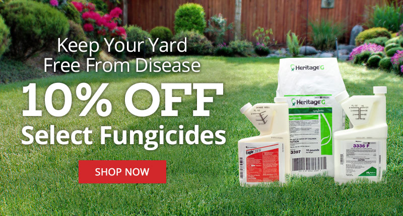 Keep your yard disease free. 10% Off select fungicides
