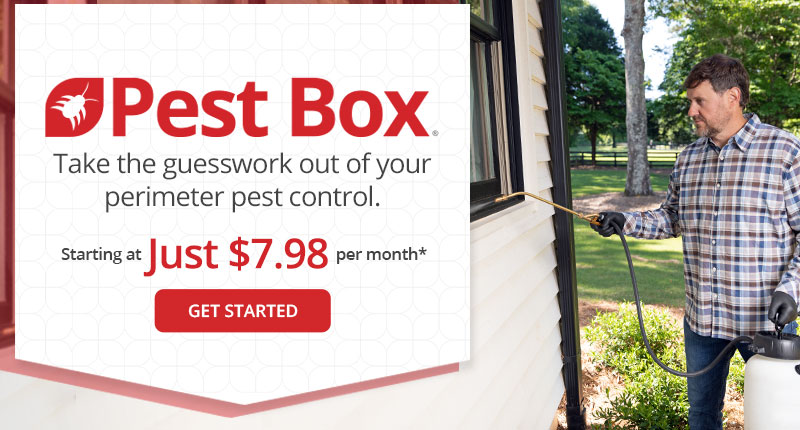 Pest Box- Take the guesswork out of perimeter pest control- starting at $7.98 per month*