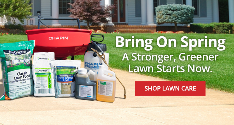 Bring on Spring- a stronger, greener lawn starts now -Shop Lawn Care