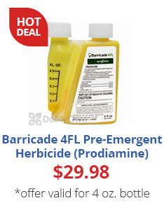 Barricade 4FL Pre-Emergent Herbicide (Prodiamine) $29.98 Offer valid for 4 oz. bottle