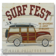 Wile E Wood Surf Fest Wall Art