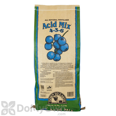 Down To Earth Acid Mix Natural Fertilizer 4-3-6 25 lb. 