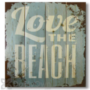 Wile E Wood Love the Beach Wall Art