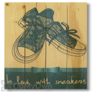 Wile E Wood Sneaker Love Wall Art