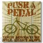 Wile E Wood Push & Pedal Wall Art