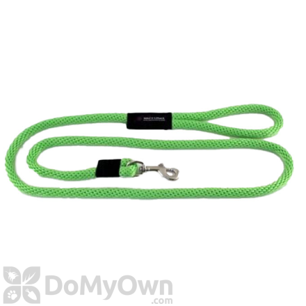 Soft Lines Dog Snap Leash - 5 / 8" Diameter x 8' Lime Green